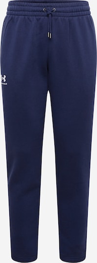 Sportinės kelnės 'Essential' iš UNDER ARMOUR, spalva – indigo spalva / balta, Prekių apžvalga