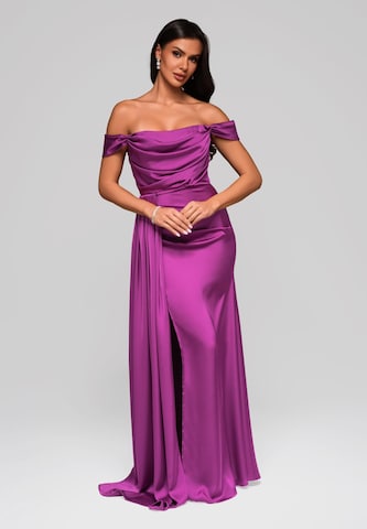 Ombre Evening dress 'Vanessa' in Purple: front