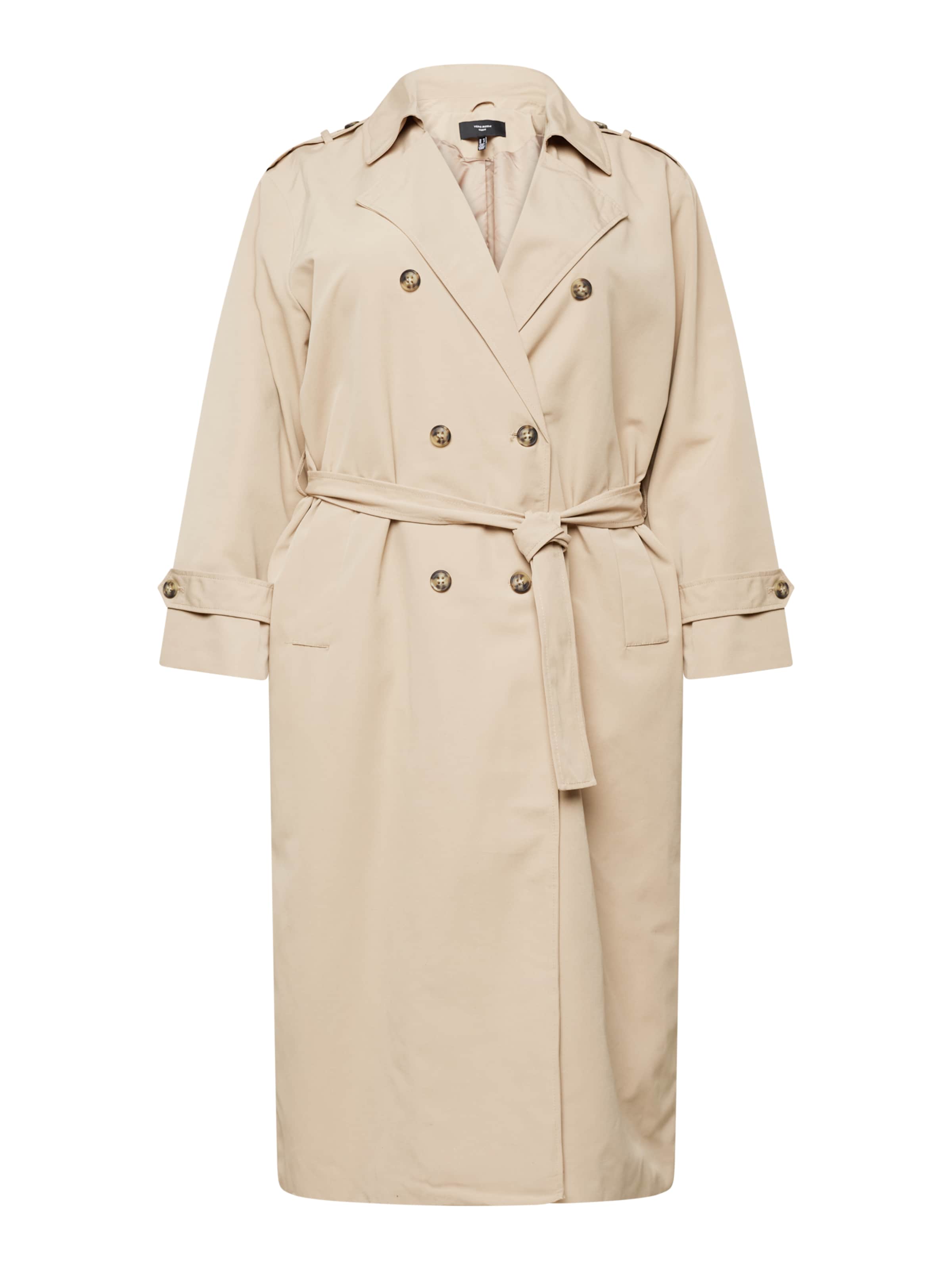 Vero Moda Curve Overgangsfrakke 'CHLOE' i beige: forside