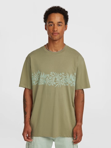 T-Shirt 'Uni Flower' O'NEILL en vert : devant