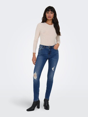 ONLY Skinny Jeans 'Wauw' in Blau