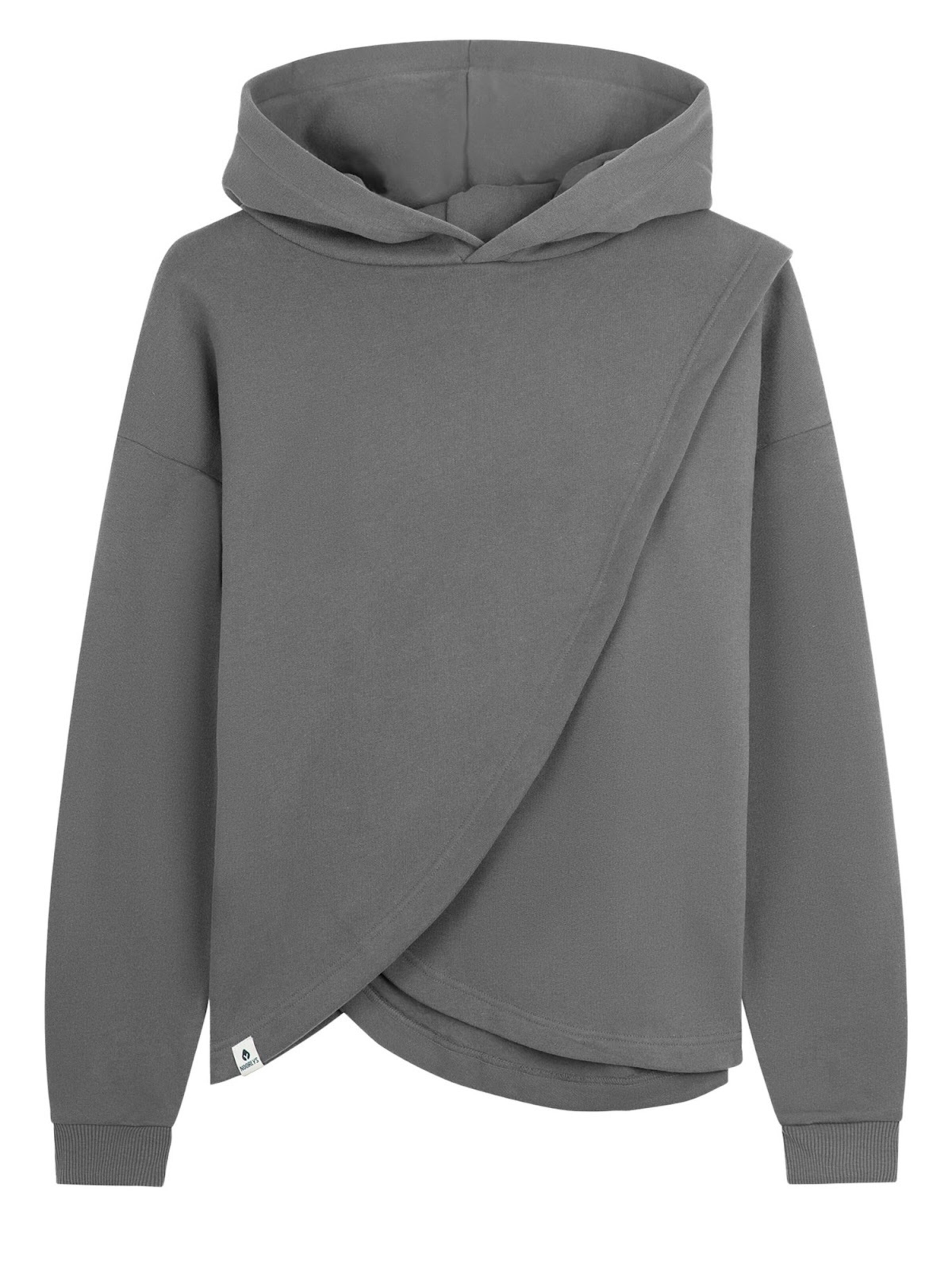 NOORLYS Sweatshirt 'VINGER' in Grey: front