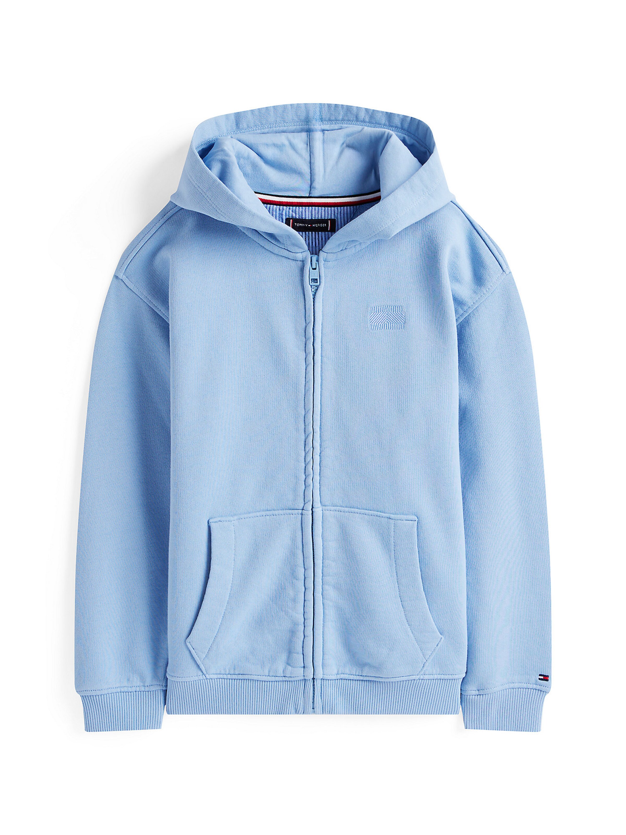 TOMMY HILFIGER Sweatvest in Blauw: voorkant