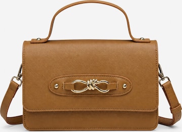 COLLEZIONE ALESSANDRO Crossbody Bag 'Bellezza' in Brown: front