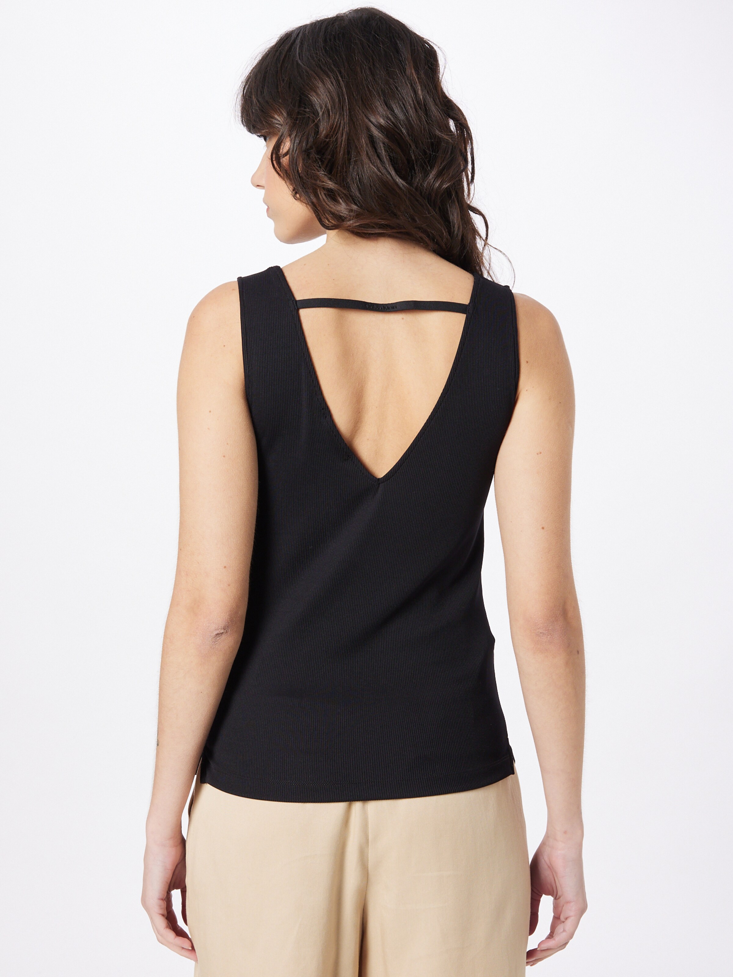 Frauen Shirts & Tops Calvin Klein Top in Schwarz - LE37218 Frauen Shirts & Tops Calvin Klein Top in Schwarz - LE37218