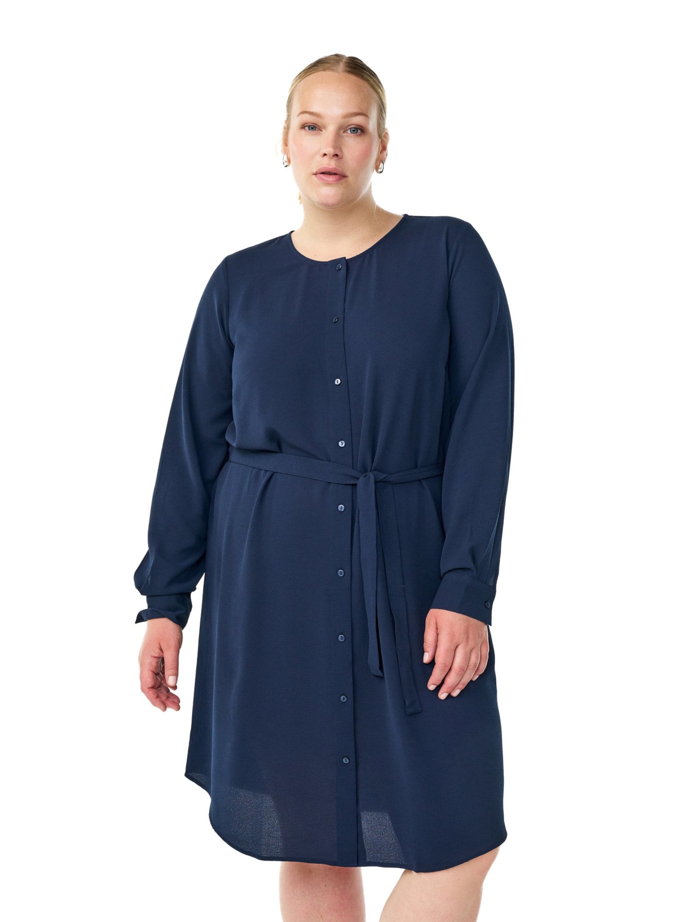 Zizzi Shirt Dress 'VANNI' in Blue: front