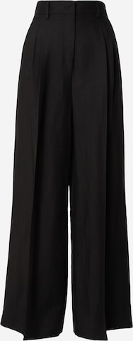 Wide Leg Pantalon à pince 'VELIERO' Weekend Max Mara en noir : devant