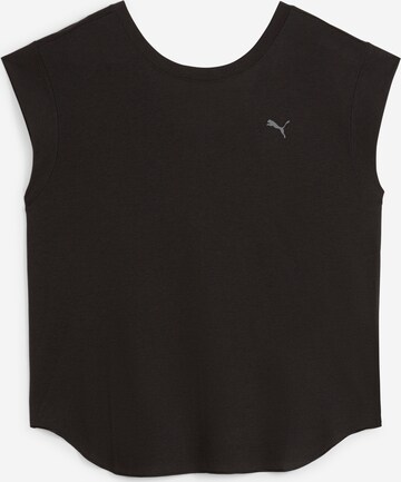 PUMA Sportshirt 'Studio Foundations' in Schwarz: predná strana