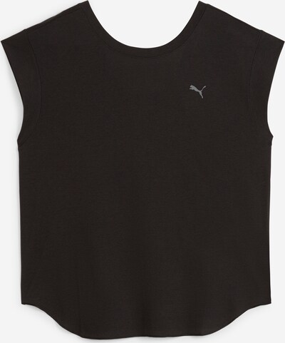 PUMA T-shirt fonctionnel 'Studio Foundations' en gris / noir, Vue avec produit