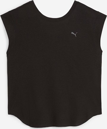 PUMA Performance Shirt 'Studio Foundations' in Black: front