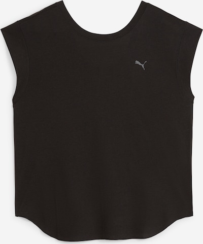 PUMA Sportshirt 'Studio Foundations' in grau / schwarz, Produktansicht