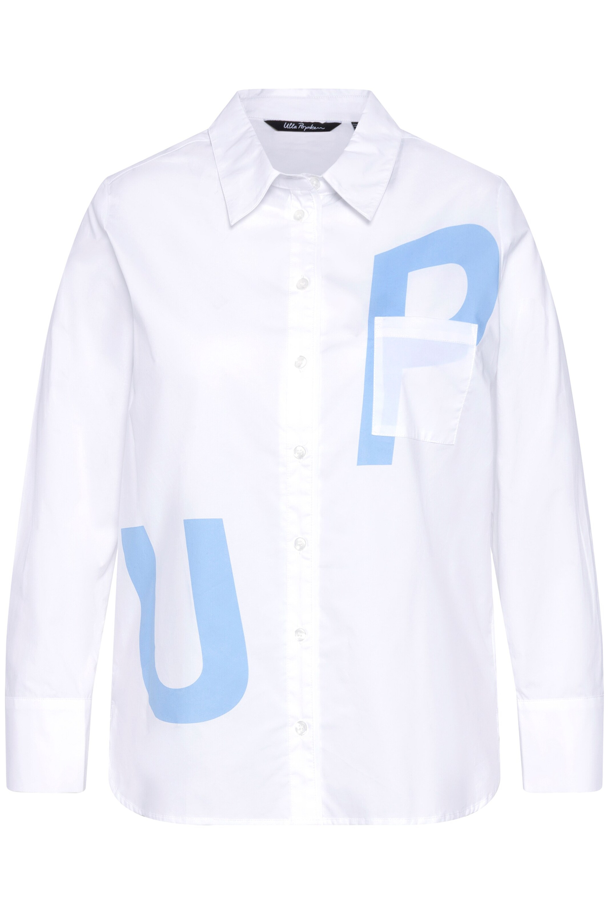 Ulla Popken Blouse in Wit: voorkant