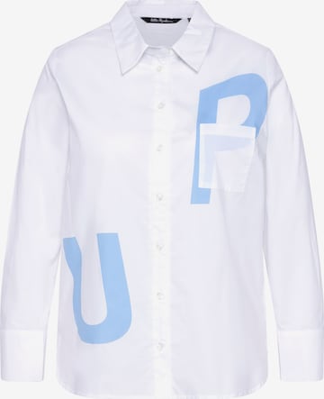 Ulla Popken Blouse in Wit: voorkant