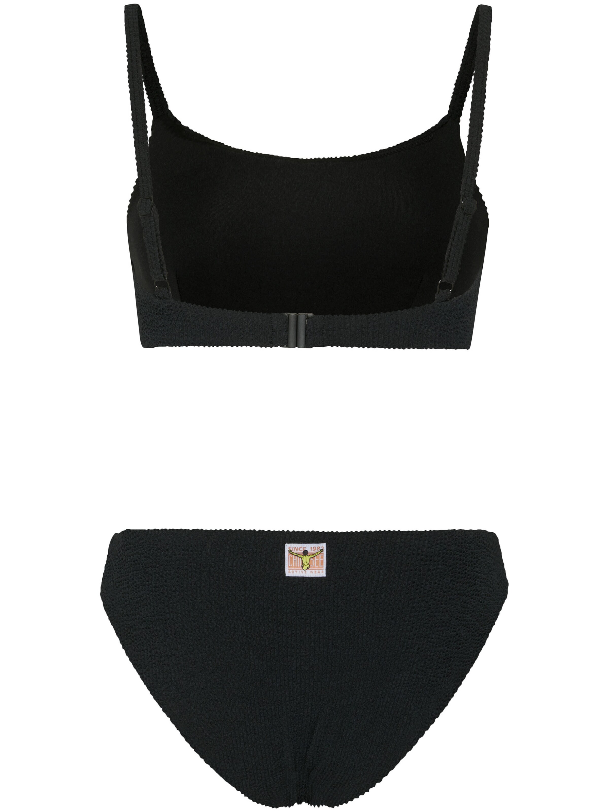 CHIEMSEE Bralette Bikini ' Bikini Tight Fit ' in Black