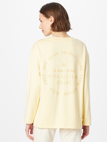 Sweat-shirt Cartoon en jaune