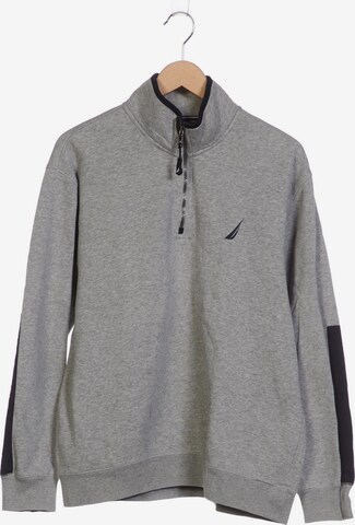 NAUTICA Sweatshirt & Zip-Up Hoodie in XL in Grey: front