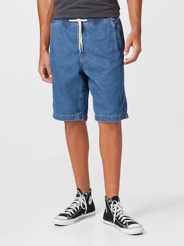 TOM TAILOR DENIM Regular Shorts in Blau: predná strana