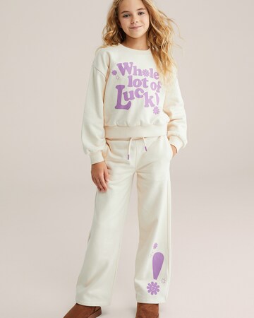 WE Fashion Majica | bež barva