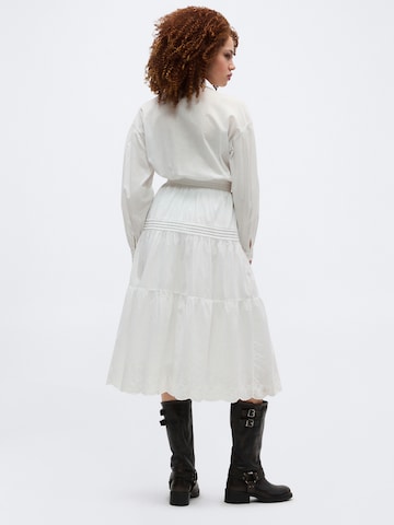 Pepe JeansKošulja haljina 'CELESTE' - bijela boja