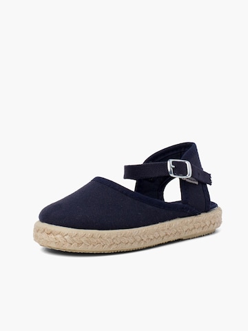 Sandales Pisamonas en bleu : devant