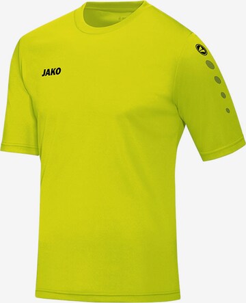 JAKO Performance Shirt 'Team' in Yellow: front