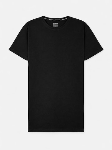 PANTONECLO Shirt 'Pantoneclo Men’s Round Neck T-Shirt' in Black: front
