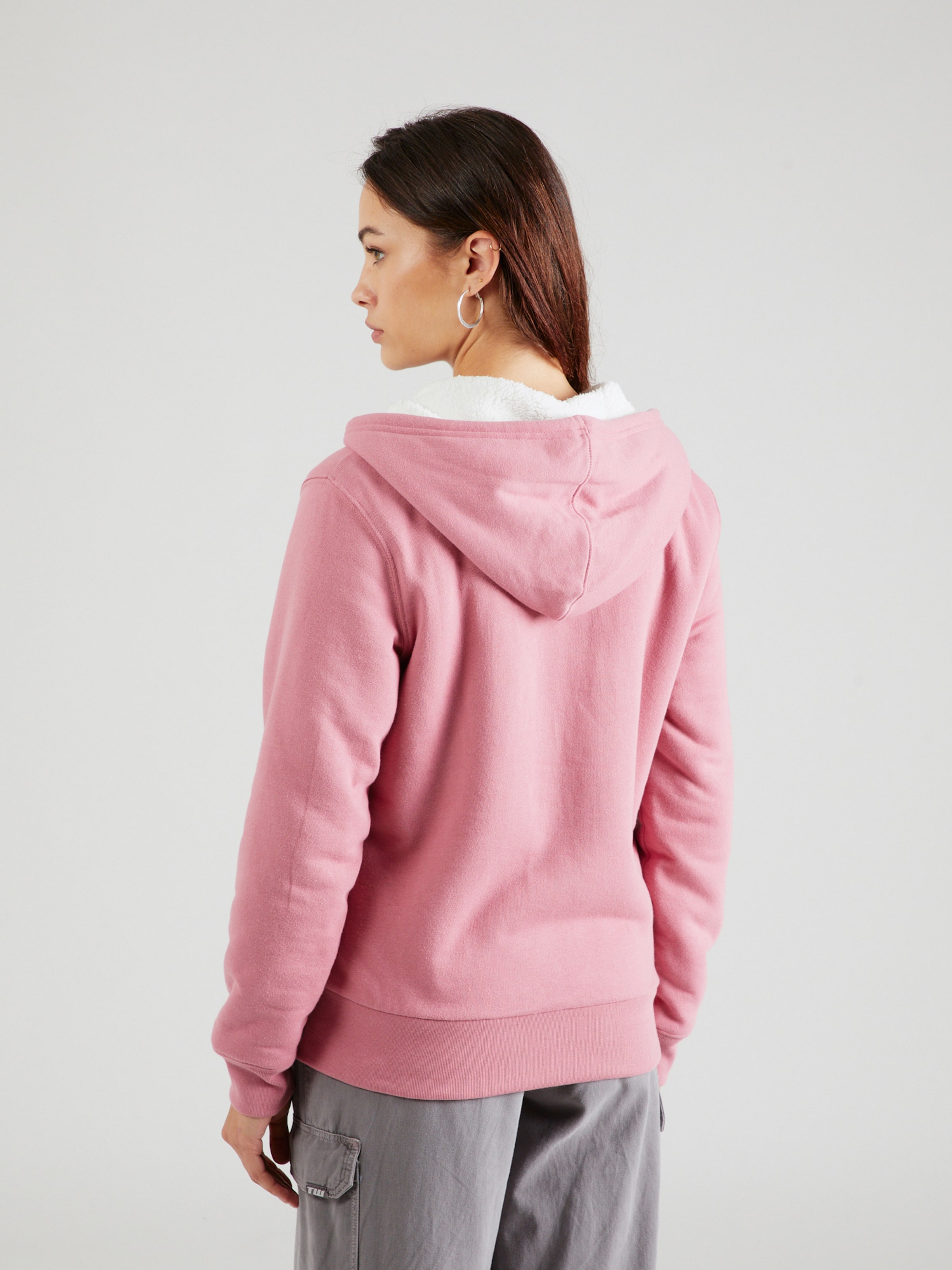 GAP Zip Up Hoodie in Raspberry Dusky Pink ABOUT YOU