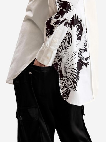Desigual - Camiseta 'CAM_ORCHID_LACROIX 26SWCW29' en blanco