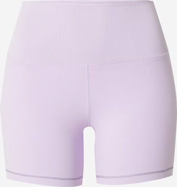 Skinny Pantalon de sport 'One' NIKE en violet : devant