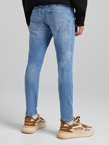 Bershka Slimfit Farmer - kék