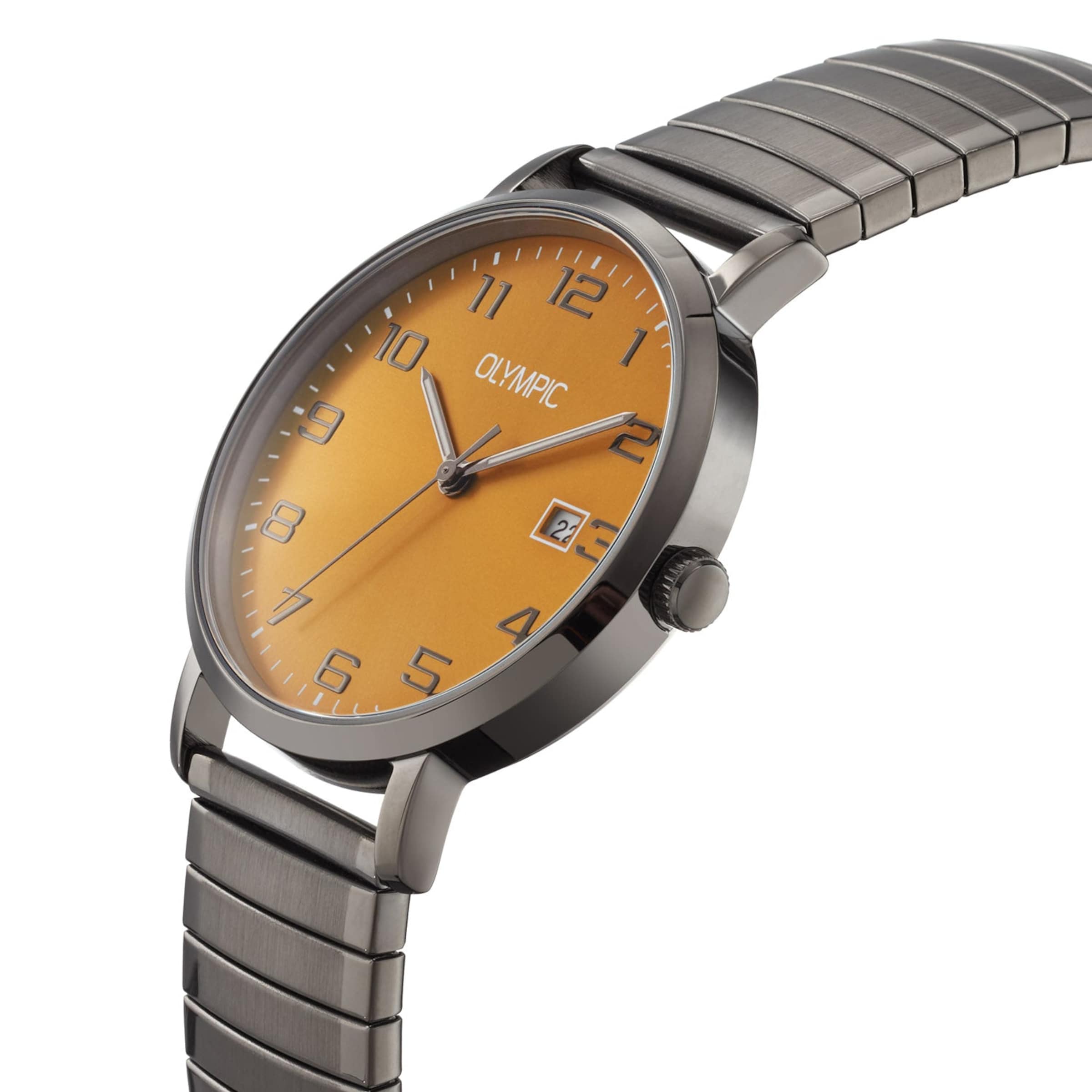 Olympic Analoog horloge in Geel