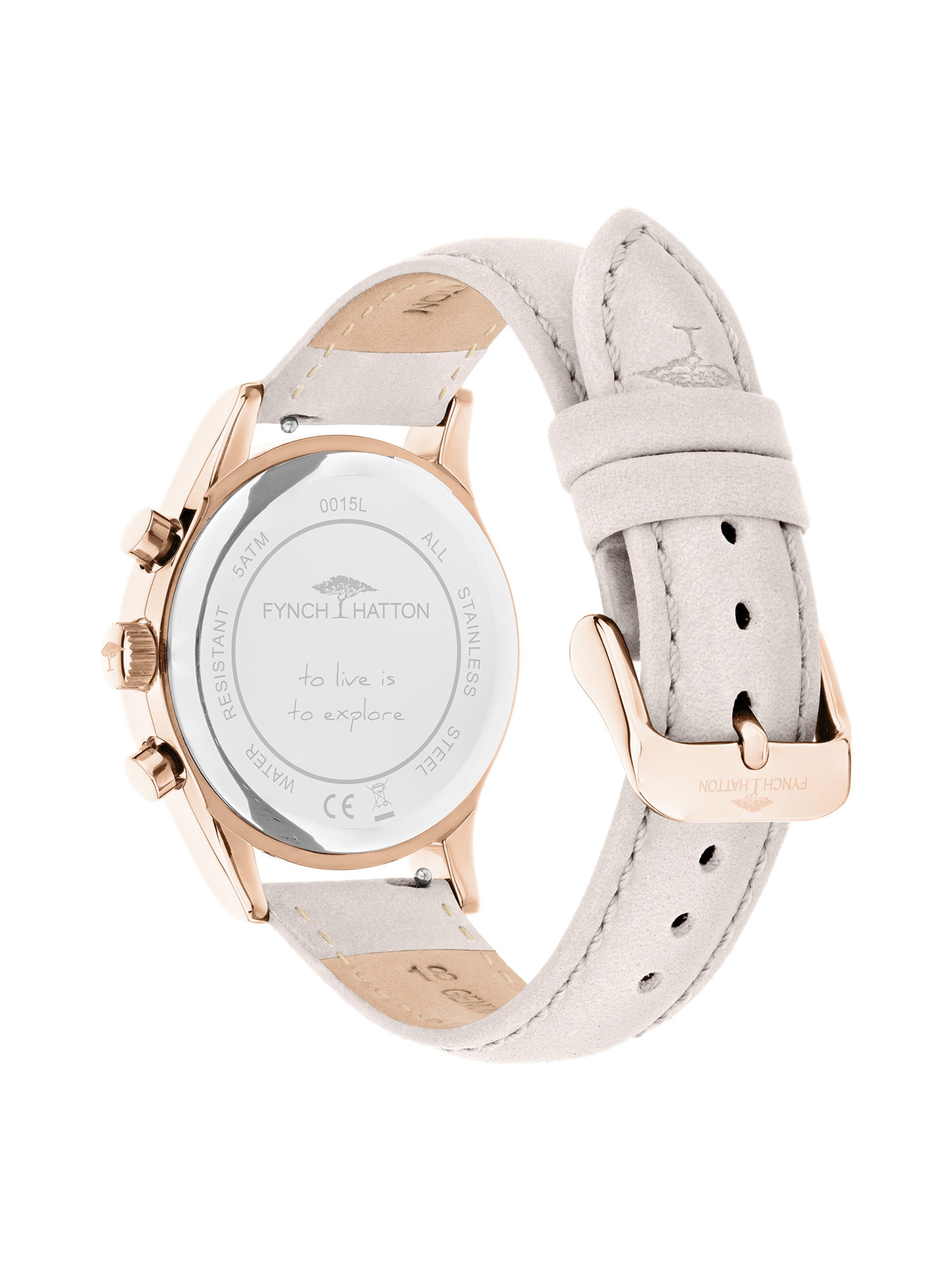 FYNCH-HATTON Analoguhr in Grau