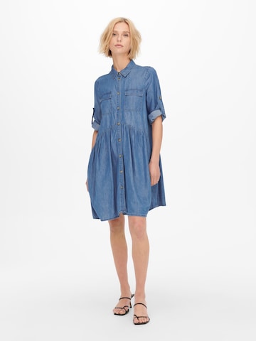 ONLY Shirt Dress 'Chicago' in Blue