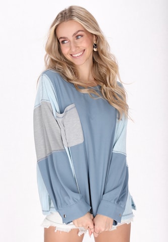 IZIA Shirt in Blue: front