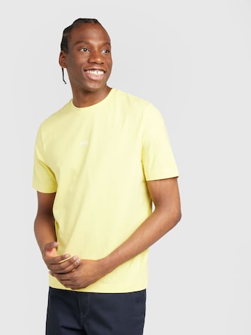 BOSS Orange Μπλουζάκι 'Chup' σε κίτρινο: μπροστά