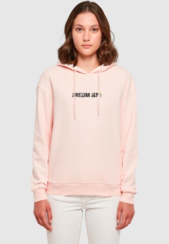 Merchcode Sweatshirt 'Dream Big' in Pink: Vorderseite