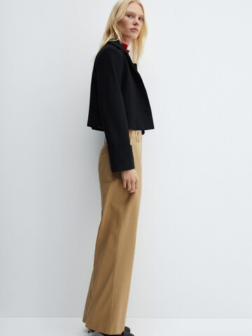 MANGO Regular Broek in Beige