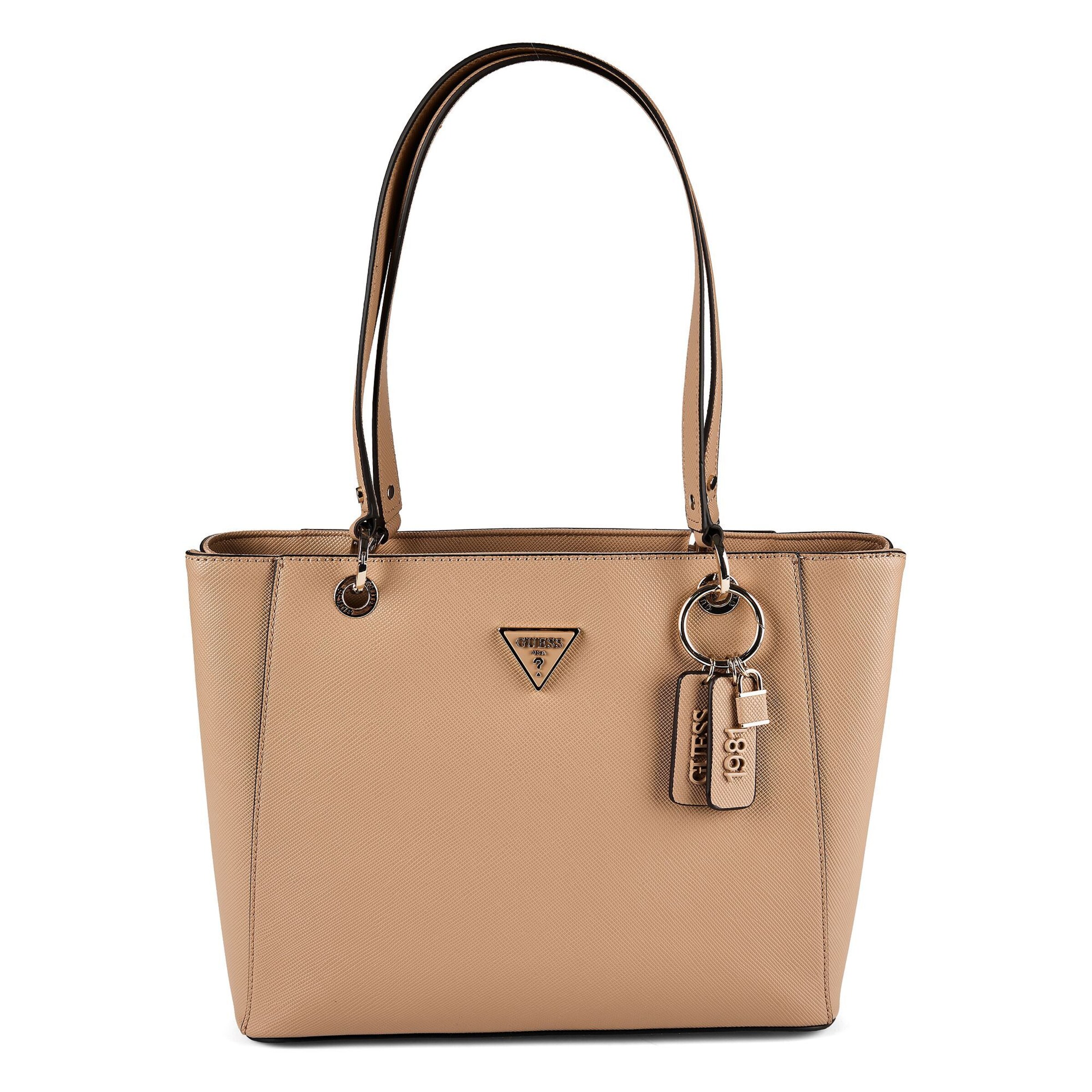 GUESS Noelle II Shopper Tasche 37 cm in One Size in hellbraun, Produktansicht