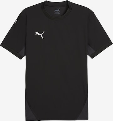 PUMA Funktionsshirt 'TeamFinal' in Schwarz: Vorderseite
