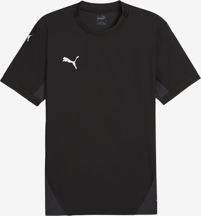 PUMA Toiminnallinen paita 'TeamFinal' värissä tummanharmaa / musta / valkoinen, Tuotenäkymä