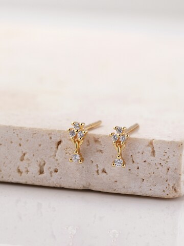 Hey Happiness Ohrringe 'Flower Drop' in Gold