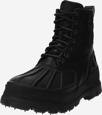 Bottines à lacets 'OSLO' Polo Ralph Lauren en noir : devant