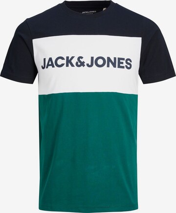 T-Shirt JACK & JONES en vert : devant