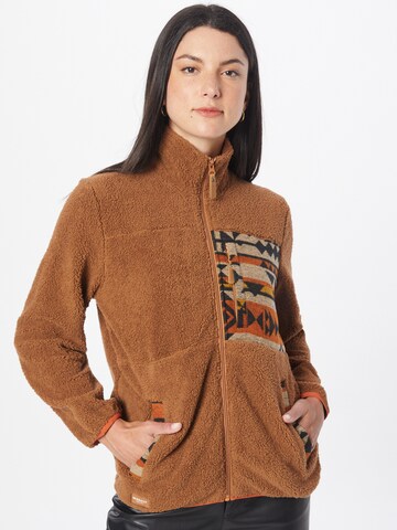 IriedailyFlis jakna 'Arkta' - smeđa boja: prednji dio