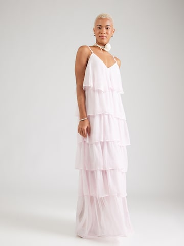 VILA Вечернее платье 'VIHARLEY' в Ярко-розовый: спереди