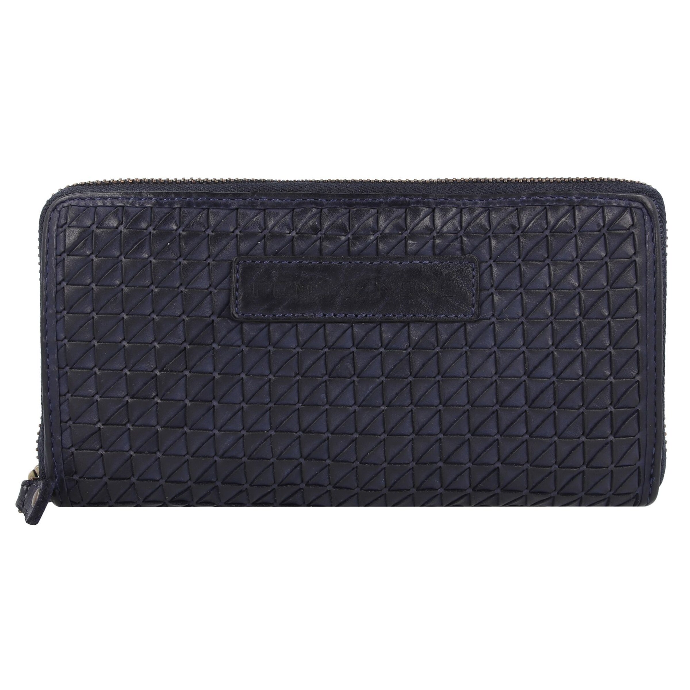 Portamonete di Greenland Nature in blu: frontale