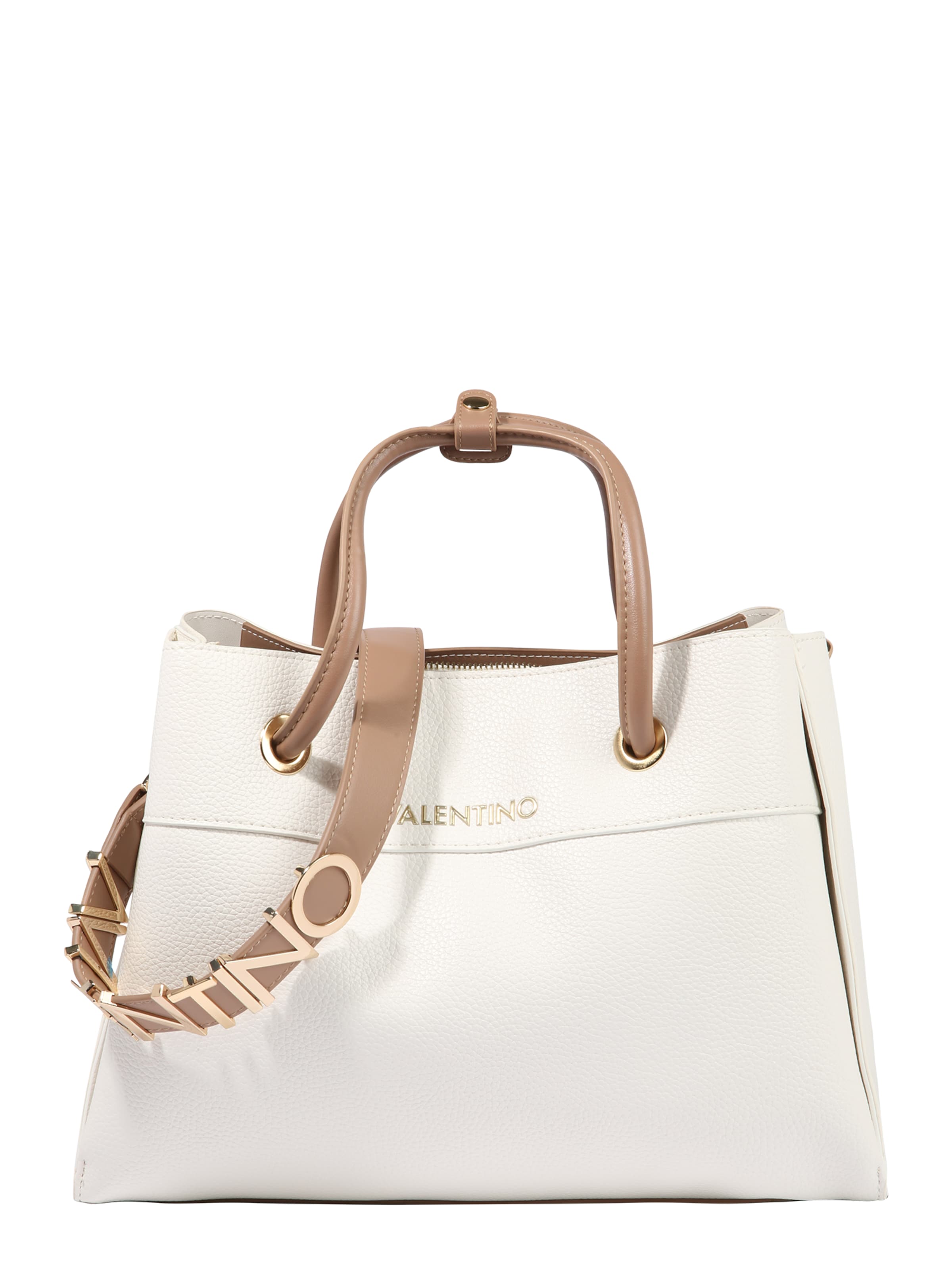 Borsa a mano 'Alexia' di VALENTINO in bianco: frontale