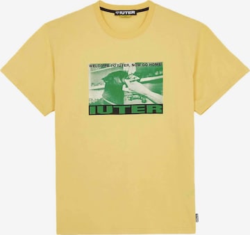 IUTER Shirt in Geel: voorkant