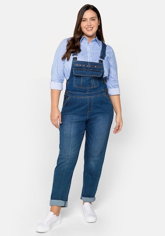 SHEEGO Regular Jean Overalls in Blue: front