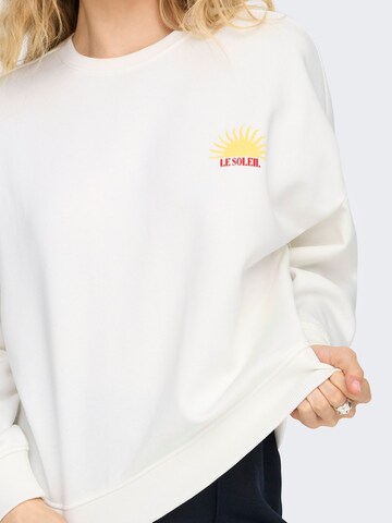 ONLY - Sudadera 'ONLLiny' en blanco